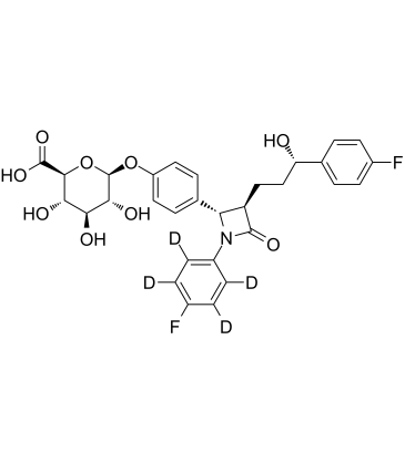 Ezetimibe phenoxy glucuronide-D4 1426174-41-5